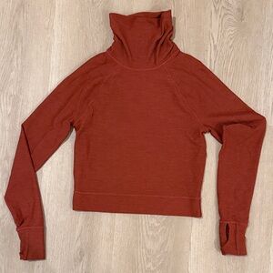 Prana Rust Cowl Neck Sweater